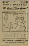 Ladies Home Journal 3277: 1920s Uncut Combination Sz 42 B Vintage Sewing Pattern