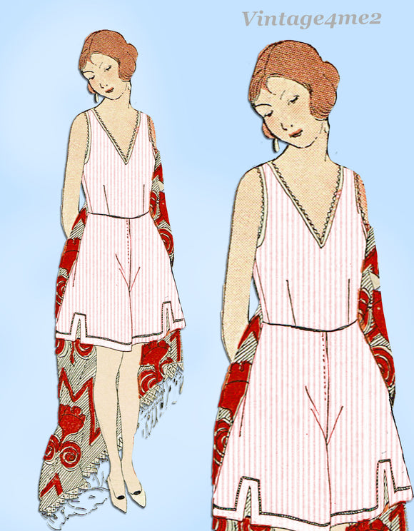 Ladies Home Journal 3277: 1920s Uncut Combination Sz 36 B Vintage Sewing Pattern