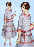 Ladies Home Journal 3282: 1920s Uncut Misses Dress 32 B Vintage Sewing Pattern