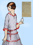 Ladies Home Journal 3282: 1920s Uncut Misses Dress 32 B Vintage Sewing Pattern
