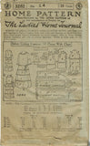 Ladies Home Journal 3282: 1920s Uncut Misses Dress 32 B Vintage Sewing Pattern