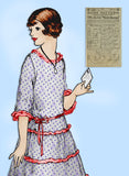 Ladies Home Journal 3282: 1920s Uncut Misses Dress 38 B Vintage Sewing Pattern