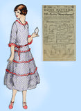 Ladies Home Journal 3282: 1920s Uncut Misses Dress 38 B Vintage Sewing Pattern
