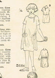 Ladies Home Journal 3286: 1920s Uncut Girls Dress Size 12 Vintage Sewing Patter