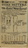 Ladies Home Journal 3286: 1920s Uncut Girls Dress Size 12 Vintage Sewing Patter