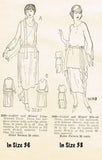 Ladies Home Journal 3287: 1920s Uncut Misses Dress 40 B Vintage Sewing Pattern