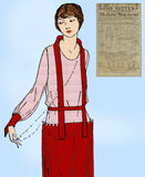 Ladies Home Journal 3287: 1920s Uncut Misses Dress 40 B Vintage Sewing Pattern