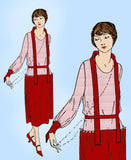 Ladies Home Journal 3287: 1920s Uncut Misses Dress 40 B Vintage Sewing Pattern