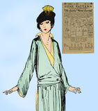 Ladies Home Journal 3292: 1920s Uncut Plus Size Dress 40B Vintage Sewing Pattern