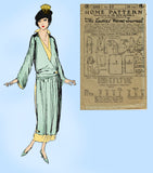 Ladies Home Journal 3292: 1920s Uncut Plus Size Dress 40B Vintage Sewing Pattern