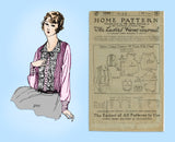 Ladies Home Journal 3295: 1920s Uncut Misses Blouse 36 B Vintage Sewing Pattern
