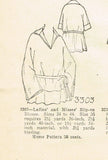 Ladies Home Journal 3303: 1920s Uncut Misses Blouse 36 B Vintage Sewing Pattern