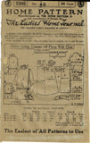 Ladies Home Journal 3305: 1920s Uncut Misses Blouse Vintage Sewing Pattern 40 Bust