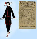 Ladies Home Journal 3308: 1920s Uncut Misses Coat Sz 35 B Vintage Sewing Pattern