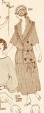 Ladies Home Journal 3310: 1920s Uncut Breakfast Coat 36B Vintage Sewing Pattern
