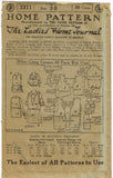 Ladies Home Journal 3311: 1920s Uncut Misses Blouse Vintage Sewing Pattern 38 Bust