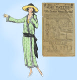 Ladies Home Journal 3316: 1920s Uncut Plus Size Dress 42B Vintage Sewing Pattern