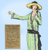 Ladies Home Journal 3316: 1920s Uncut Plus Size Dress 44B Vintage Sewing Pattern