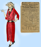 Ladies Home Journal 3317: 1920s Uncut Dinner Dress Sz 34B Vintage Sewing Pattern
