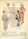 Ladies Home Journal 3317: 1920s Uncut Dinner Dress Sz 34B Vintage Sewing Pattern