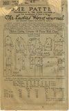 Ladies Home Journal 3317: 1920s Uncut Dinner Dress Sz 40B Vintage Sewing Pattern
