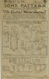 Ladies Home Journal 3318: 1920s Uncut Surplice Dress 34 B Vintage Sewing Pattern