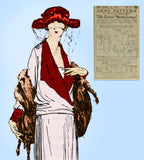 Ladies Home Journal 3318: 1920s Uncut Plus Size Dress 42B Vintage Sewing Pattern