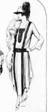 Ladies Home Journal 3319: 1920s Uncut Draped Dress Sz 40B Vintage Sewing Pattern