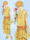 Ladies Home Journal 3321: 1920s Uncut Evening Dress 34 B Vintage Sewing Pattern