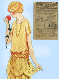 Ladies Home Journal 3321: 1920s Uncut Evening Dress 34 B Vintage Sewing Pattern