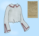 Ladies Home Journal 3322: 1920s Uncut Misses Blouse 34 B Vintage Sewing Pattern
