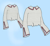 Ladies Home Journal 3322: 1920s Uncut Misses Blouse 34 B Vintage Sewing Pattern