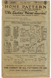 Ladies Home Journal 3325: 1920s Uncut Misses Jabot Set Vintage Sewing Pattern