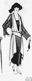 Ladies Home Journal 3338: 1920s Uncut Draped Dress Sz 42B Vintage Sewing Pattern