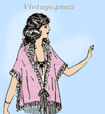 Ladies Home Journal 3342: 1920s Uncut Matinee Blouse 36 B Vintage Sewing Pattern