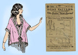 Ladies Home Journal 3342: 1920s Uncut Matinee Blouse 36 B Vintage Sewing Pattern