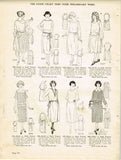 Ladies Home Journal 3344 1920s Uncut Misses Day Dress 38B Vintage Sewing Pattern