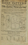 Ladies Home Journal 3344 1920s Uncut Misses Day Dress 38B Vintage Sewing Pattern