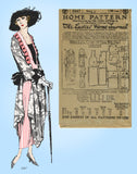 Ladies Home Journal 3347: 1920s Uncut Draped Dress Sz 40B Vintage Sewing Pattern