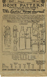 Ladies Home Journal 3347: 1920s Uncut Draped Dress Sz 40B Vintage Sewing Pattern