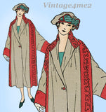 Ladies Home Journal 3362: 1920s Misses Wrap Coat Size MED Vintage Sewing Pattern