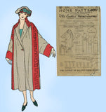 Ladies Home Journal 3362: 1920s Misses Wrap Coat Size MED Vintage Sewing Pattern
