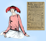 Ladies Home Journal 3366: 1920s Uncut Misses Blouse 34 B Vintage Sewing Pattern