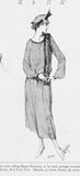 Ladies Home Journal 3388: 1920s Uncut Plus Size Dress 42B Vintage Sewing Pattern