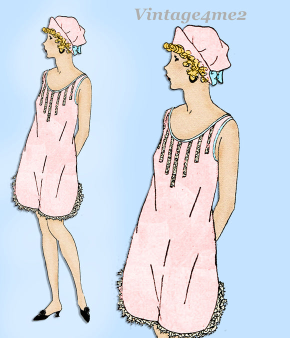 Ladies Home Journal 3399: 1920s Uncut Combination Undies Sz 36 B Sewing Pattern