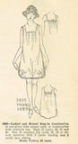 Ladies Home Journal 3405: 1920s Uncut Combination Sz 36 B Vintage Sewing Pattern