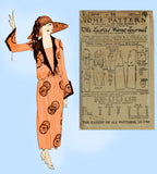 Ladies Home Journal 3414: 1920s Uncut Dinner Dress Sz 38B Vintage Sewing Pattern