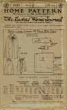 Ladies Home Journal 3431: 1920s Uncut Misses Cape 30 B Vintage Sewing Pattern