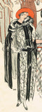Ladies Home Journal 3442: 1920s Uncut Dinner Dress Sz 36B Vintage Sewing Pattern