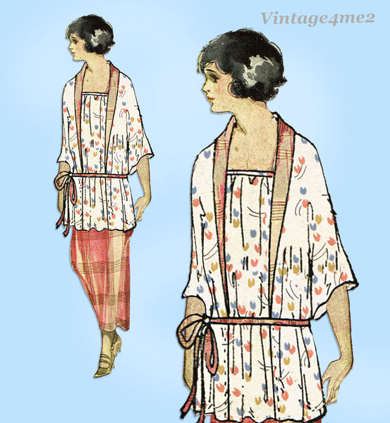 Ladies Home Journal 3450: 1920s Uncut Misses Blouse 36 B Vintage Sewing Pattern